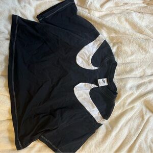 Nike Black and White Graphic Crew Tee